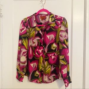 MISSONI for Target button down party top size M